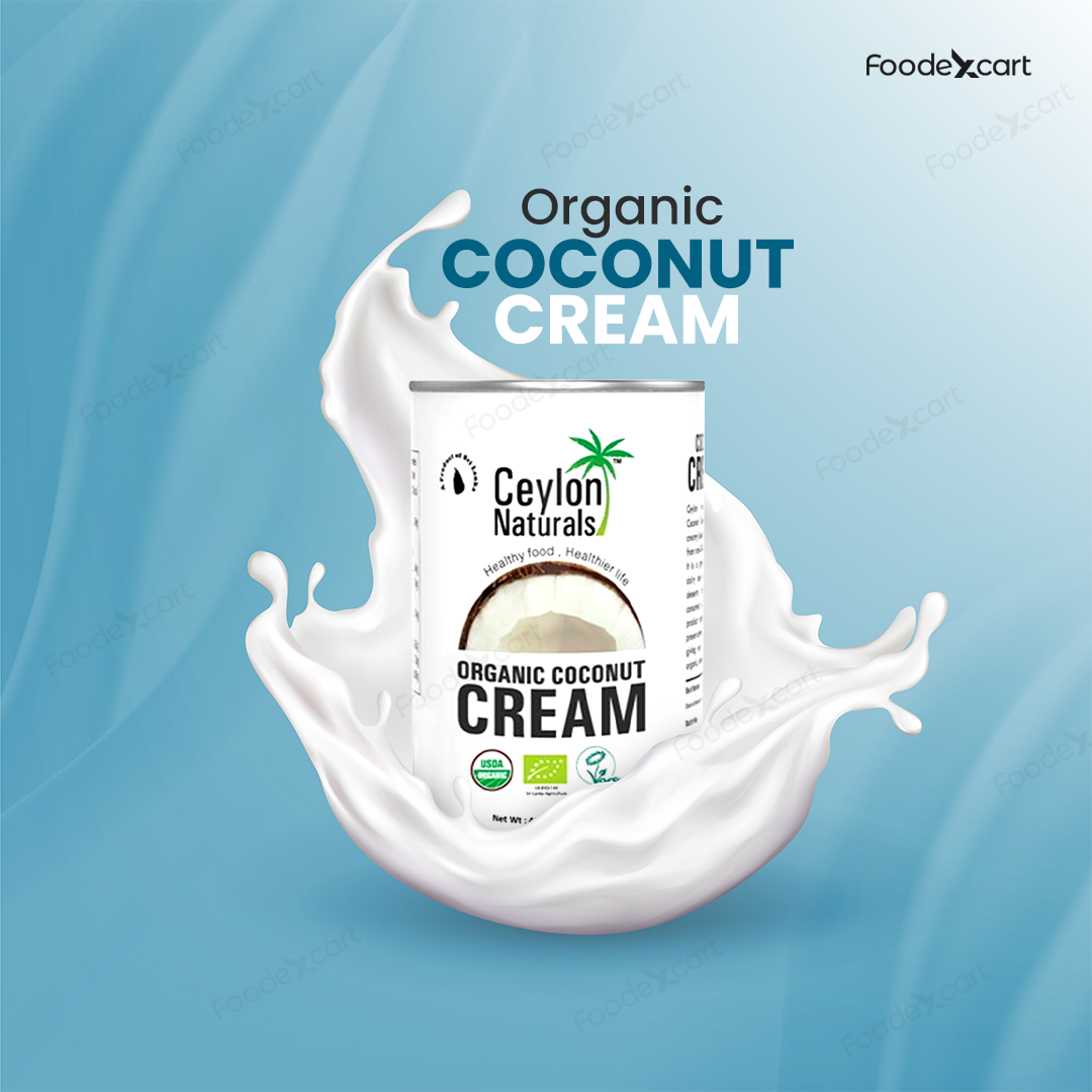 Ceylon Organic Coconut Cream - Tropical Bliss in Every Drop