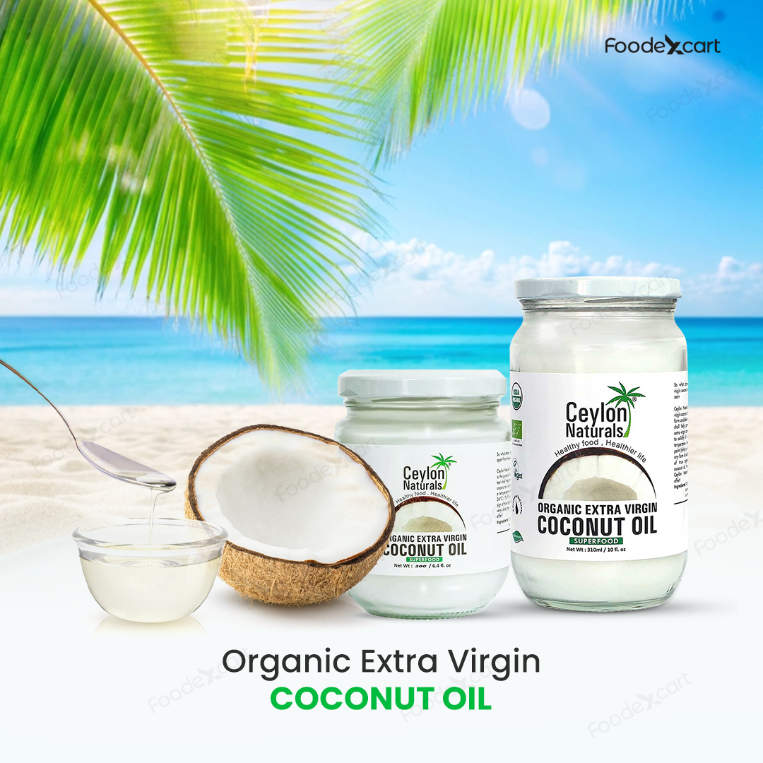 Ceylon Organic Coconut Oil - Extra Virgin 100% Pure & Natural